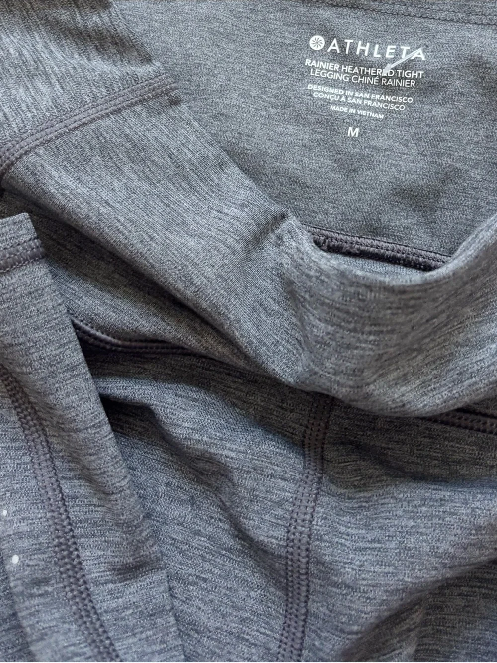 Athleta Rainier Heathered Leggings